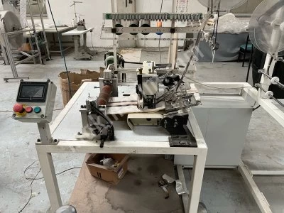 Elektroteks Marka İkinci El Otomatik Yatak Yan Bordür Specer Fermuar Şerit Dikiş Makinası