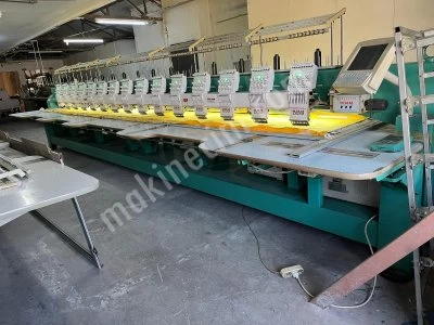 Feiya Marka 2006 Model 15 Kafa Nakış Makinası
