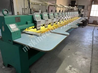 Feiya Marka 2006 Model 15 Kafa Nakış Makinası