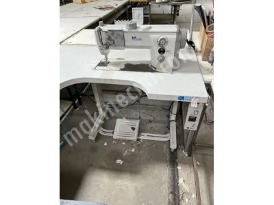 Dürkopp Adler Marka 667Model Elektronik İp Kesmeli Tek İğne Çift Papuç Deri ve Döşeme Dikiş Makinesi