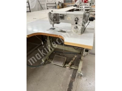 Dürkopp Adler 367 170115 Elektronik İp Kesmeli Tek İğne Çift Papuç Deri ve Döşeme Dikiş Makinası