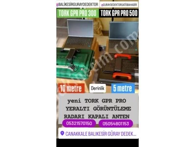 Farmet Tork Gpr Pro *300Mhz Yada 500Mhz Yeraltı Görüntüleme Radarı