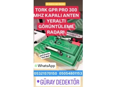 Farmet Tork Gpr Pro *300Mhz Yada 500Mhz Yeraltı Görüntüleme Radarı