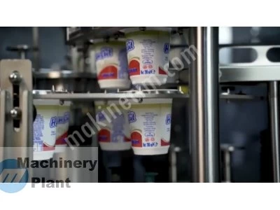 İkili Bardak Ayran Dolum Makinası