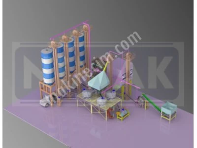 0-800 Mikron 25 Ton/Saat Kırma Eleme Tesisi