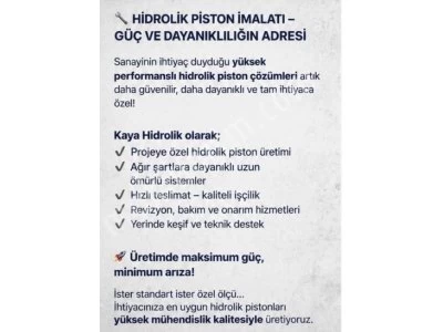 Fenitsa Pnömatik Piston Çeşitleri