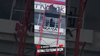 Elektrikli Personel Yükselme Platformu ( 8 Metre)