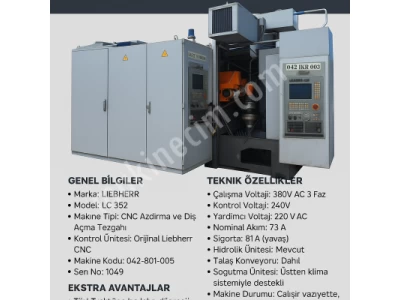 Shs Makina'dan Cnc Azdırma-Diş Açma Tezgah