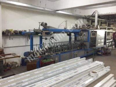 Efficient Pvc Profile Coating and Foil Slitting Machine By Karekst