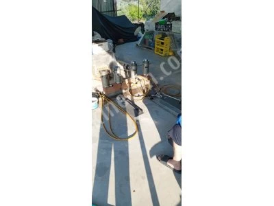 4 'Ü Hidrolik Kriko Seti 50 Şer Tonluk.Strok 150 Mm