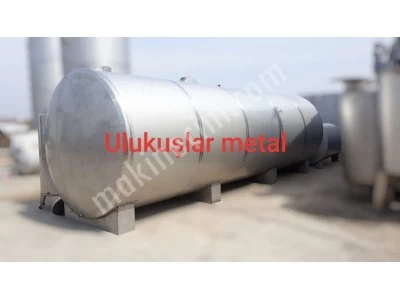 Paslanmaz Krom Gıda Depolama Stok Tankları Dinledirme Tank