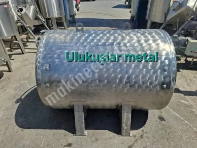 Paslanmaz Boru Eşanjör Isıtma Sogutma Boyler 2 Tonluk Tank Serpantinli 316 Kalite 4-5 Mm