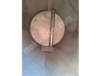 Paslanmaz Boru Eşanjör Isıtma Sogutma Boyler 2 Tonluk Tank Serpantinli 316 Kalite 4-5 Mm