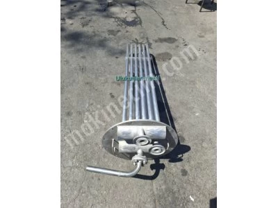 Paslanmaz Boru Eşanjör Isıtma Sogutma Boyler 2 Tonluk Tank Serpantinli 316 Kalite 4-5 Mm