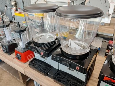 Omake Dijital İkili Soğuk Içecek Dispenseri (Şerbetlik) 2X22 Lt Karıştırıcılı