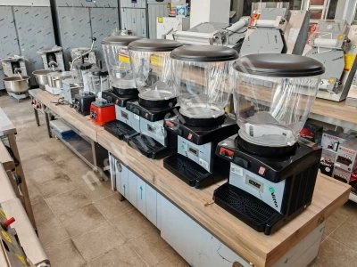 Omake Dijital İkili Soğuk Içecek Dispenseri (Şerbetlik) 2X22 Lt Karıştırıcılı