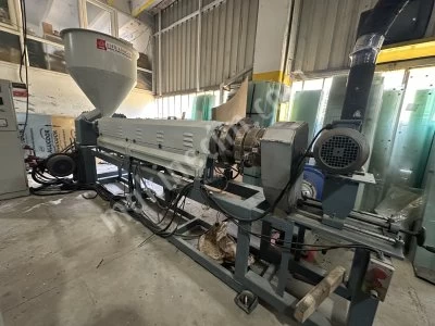 Pvc Granül Makinası 110 Luk Tek Burgu Havalı Kesim