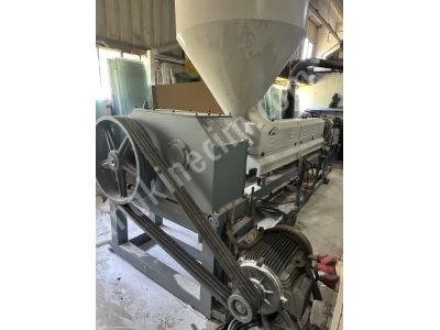 Pvc Granül Makinası 110 Luk Tek Burgu Havalı Kesim