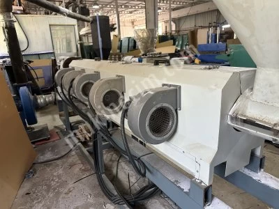 Pvc Granül Makinası 110 Luk Tek Burgu Havalı Kesim