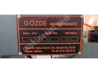 280 Gram Plastik Enjeksiyon Makinesi