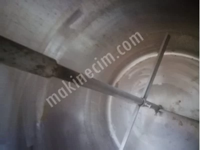 1000 Litre Kapasiteli 316 L Kalite Paslanmaz Çelik Motorlu Karıştırıcılı Kazan