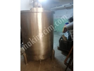1000 Litre Kapasiteli 316 L Kalite Paslanmaz Çelik Kazan