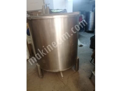 1000 Litre Kapasiteli 316 L Kalite Paslanmaz Çelik Kazan