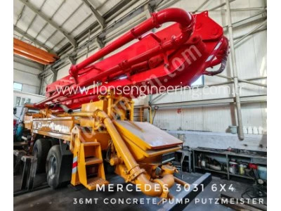 36 Mt Putzmeister Beton Pompası 3031 Mercedes