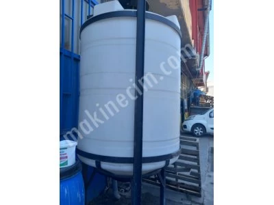 1500 Litre Kapasiteli Yüksek Yoğunluklu Çift Cilalı Kimyasal Karıştırma Ve Çökertme Kazanı