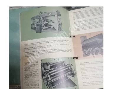Flexografik Baskı Makinesi – Andrea Crespi – 72 Cm – 1987 Model