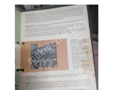 Flexografik Baskı Makinesi – Andrea Crespi – 72 Cm – 1987 Model
