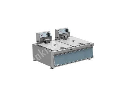 Mini Fritöz Çiftli Elektrikli (Mını Electrıal Double Freyer) 5+5 Lt