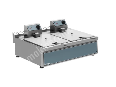 Fritöz Çiftli Elektrikli (Electrıal Double Freyer) 8+8 Lt