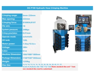 Do Crimp Hydraulic Hose Press Machine