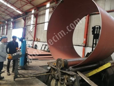 Büyük 4 Toplu Saç Silindir Büküm Makinası