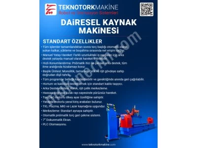 Circular Welding Machine By Teknotork Makine