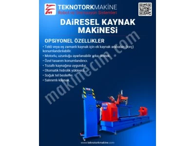 Circular Welding Machine By Teknotork Makine