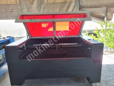 Lazer Kesim Makinası Çift Kafa 160X100Cm 130-150W Tüpü