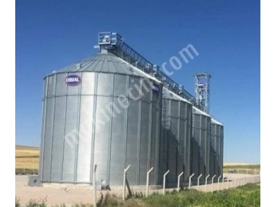 4 Adet 1.000 Tonluk Sıfır Çelik Silo