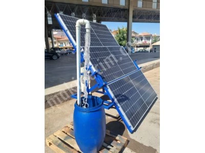 Taşınabilir Solar Enerji Römork 470 Watt X3
