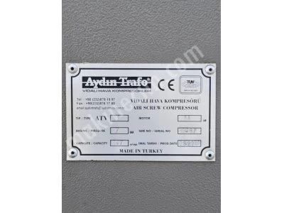 2.El Vidalı Hava Kompresörü Aydın Trafo Atv - D 11
