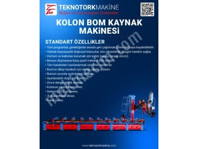 Kolon Bom Kaynak Makinesi