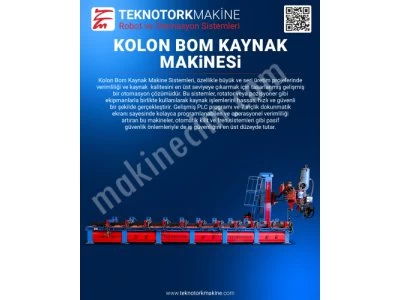 Kolon Bom Kaynak Makinesi