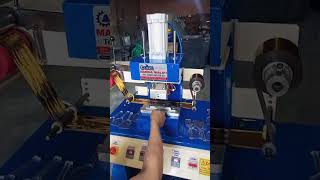 Plastik Spatula Üzerine Yaldız Varak Baskı Makinesi Marka Transfer Makinesi