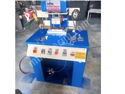 Plastik Spatula Yaldız Marka Transfer Klişe Makinesi
