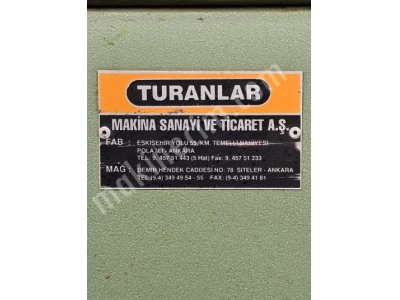 2.El Eğri Kenar Yapıştırma Makinesi Turanlar Cm 70