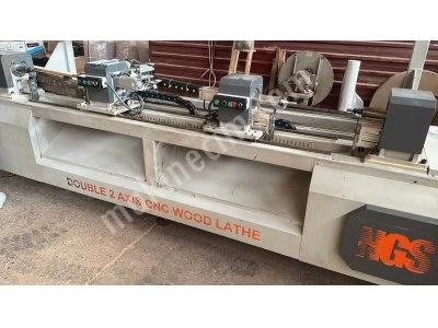 2 Eksen 2 Kafa Ahşap Cnc Torna – Temiz, Bakımlı, Çalışır Durumda