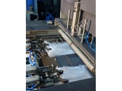 Çift Hat Poşet Kesim Makinası