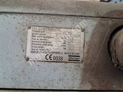 Ga-22 Vidalı Kompresör - Ga-75 Vidalı Kompresör