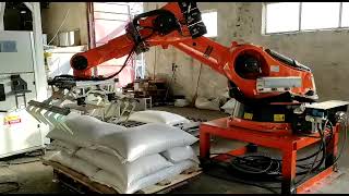 Robotic Sack Palletizing - Packaging Robot